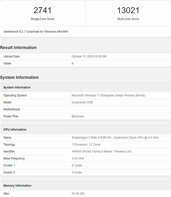 同樣12核心 驍龍X Elite跑分超越i7-12700K！28W擊敗190W