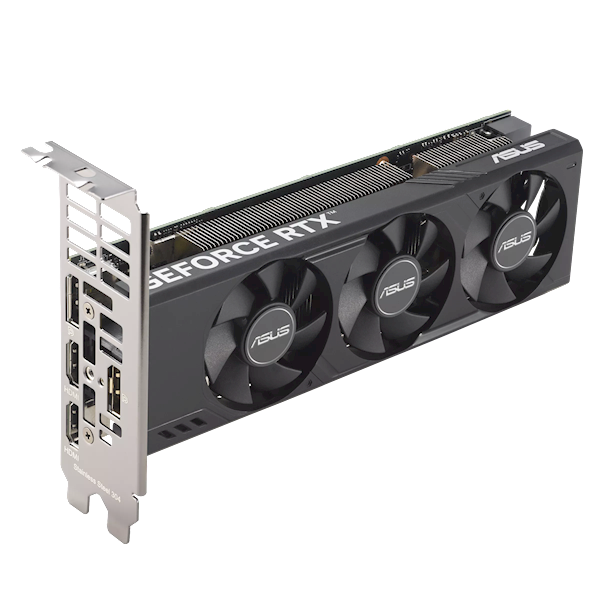 華碩發(fā)布半高刀卡RTX 4060：又是三個(gè)風(fēng)扇