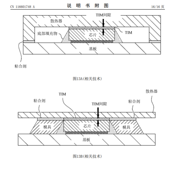 華為公布倒裝芯片封裝最新專利：改善散熱、CPU、GPU等都能用
