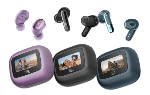 JBL推出新款Live Buds 3耳機(jī)：配有1.45寸彩屏