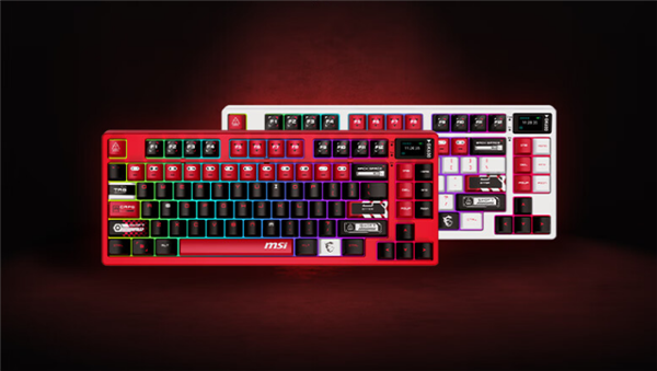 首發(fā)449元 微星推出FORGE GK600 W方程式機(jī)械鍵盤：三模連接 全鍵熱插拔