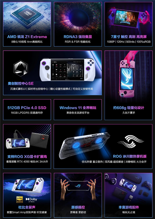 性能逼近PS5！華碩首款掌機(jī)ROG Ally國行版已上架：6月14日開售