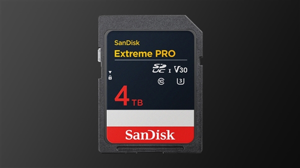 閃迪明年發(fā)4TB SD卡：最高可以做到128TB！