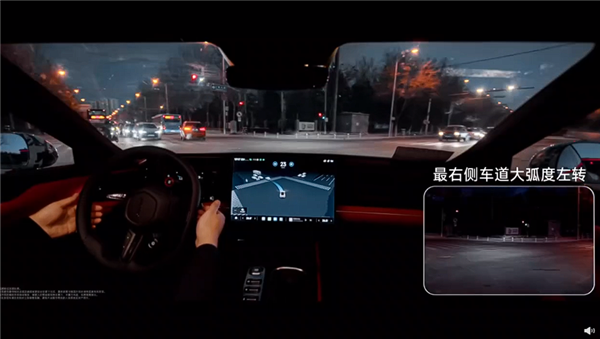 小米自動(dòng)駕駛一鏡到底展示：雪后晚高峰全程0接管