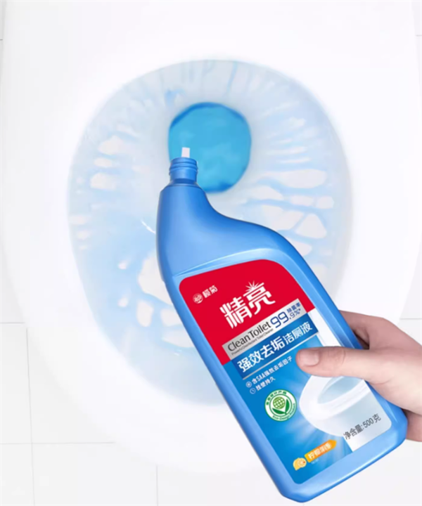 去污除臭 欖菊清香型潔廁液2瓶+潔廁精2瓶618大促 到手16.9元