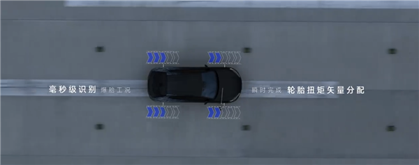 比亞迪騰勢Z9 GT全球首創(chuàng)高速爆胎穩(wěn)定控制：140km/h爆胎不跑偏