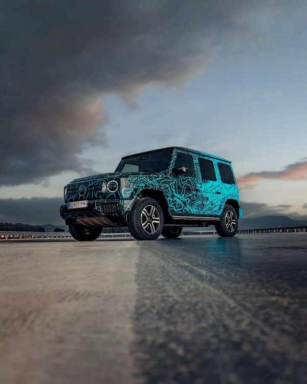 比亞迪仰望U8最強對手：奔馳純電“大G”諜照曝光 年底首發(fā)亮相