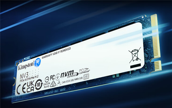 1899元 金士頓NV3系列SSD新增4TB版：讀取速度高達6000MB/s