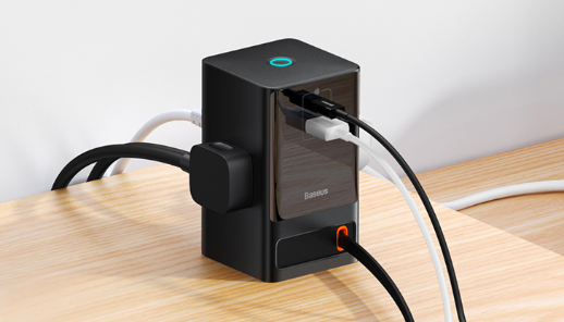 自帶USB-C拉伸線！倍思推出新款65W快充插線板 259元