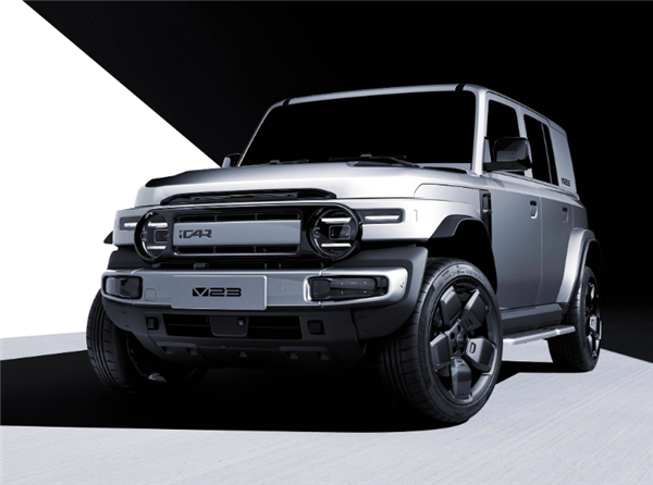 80后印象中的吉普車！全新奇瑞iCAR V23實車曝光：純粹方盒子