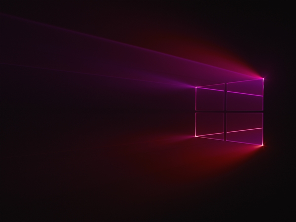 Windows 10默認壁紙竟不是電腦生成！真實激光、窗戶打出來的