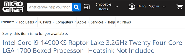6.2GHz i9-14900KS價(jià)格定了！快了200MHz、貴了44％