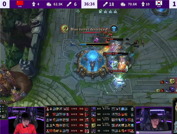 英雄聯(lián)盟中國(guó)隊(duì)0:2不敵韓國(guó)隊(duì)無(wú)緣決賽：網(wǎng)友發(fā)問(wèn)JDG誰(shuí)在C