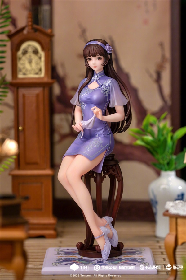 199元 《王者榮耀》“四大美女”旗袍手辦開(kāi)售：3D打印 高精模具超逼真