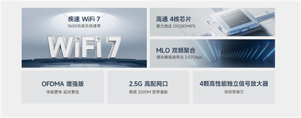 首發(fā)249元！小米最便宜Wi-Fi 7路由BE3600 2.5G版發(fā)布：速率3.57Gps