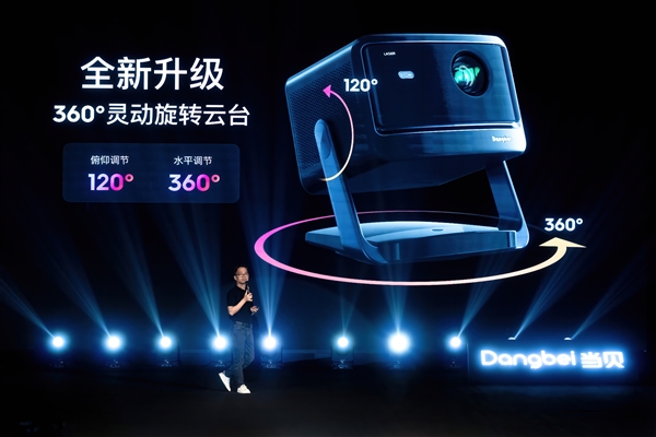 4999元！當(dāng)貝投影X5S發(fā)布：2450CVIA流明頂級極光旗艦